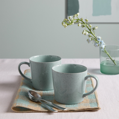 Teal Speckle Large Mug