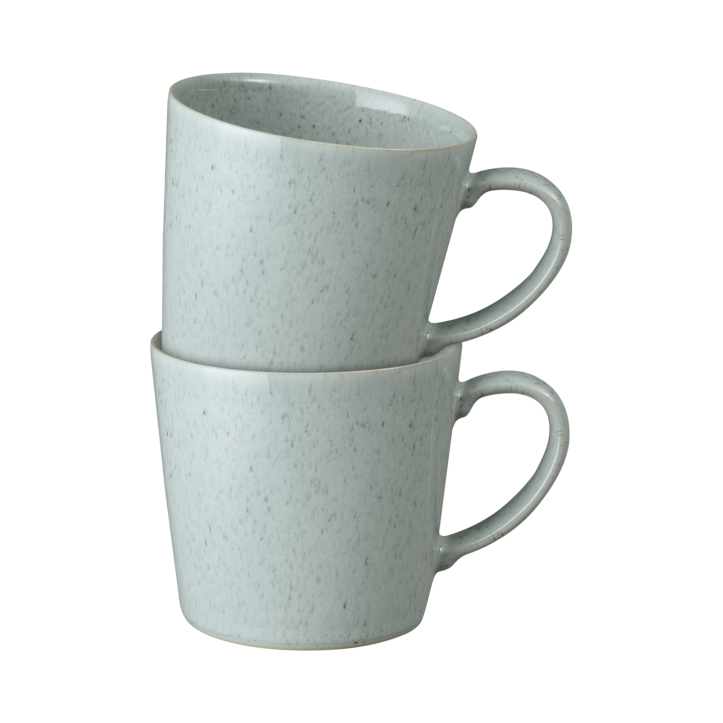 Teal Speckle Mugs - Set Of 2