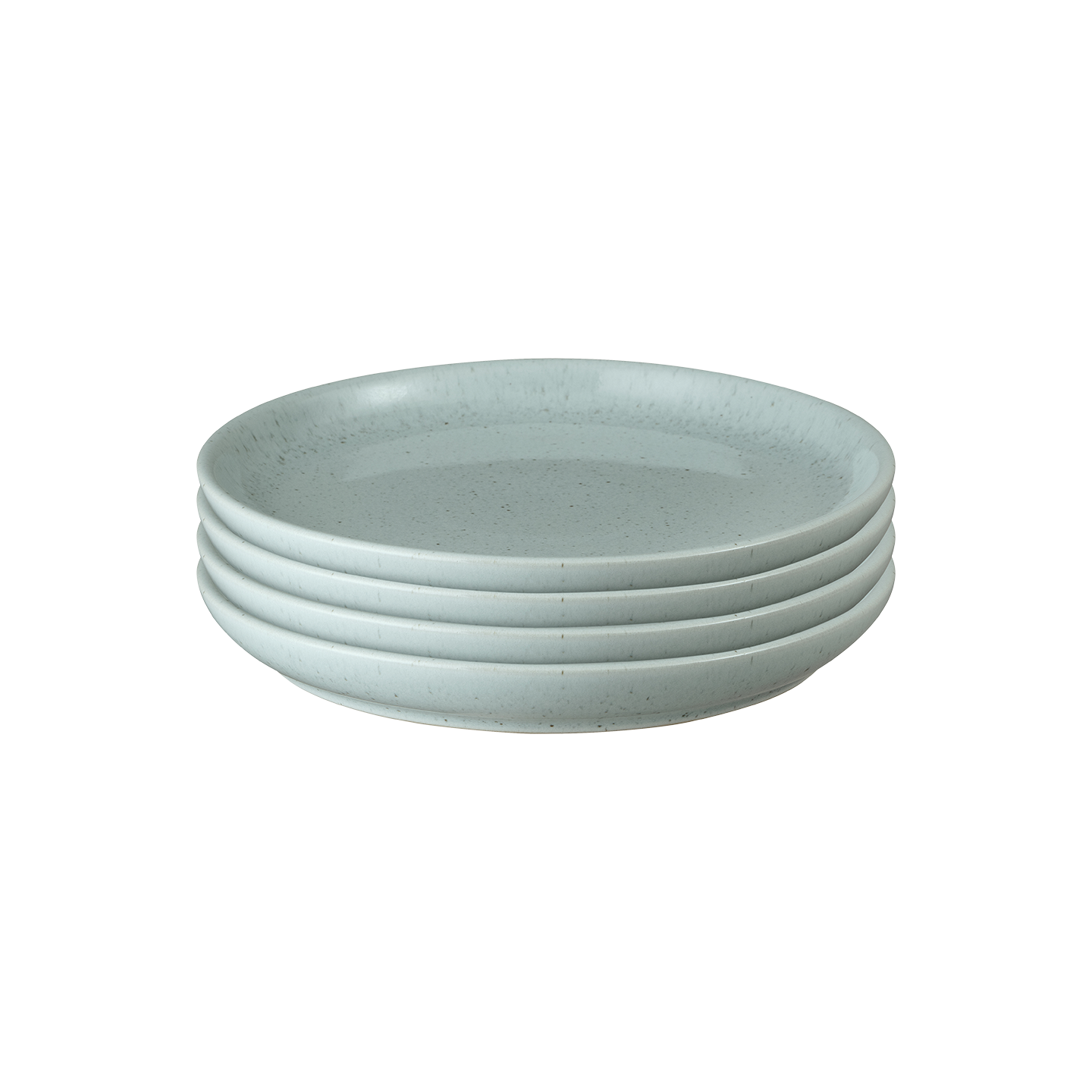 Teal Speckle Medium Plates - Set Of 4