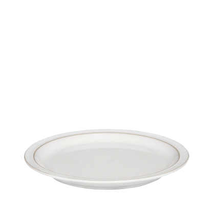 Cotton White Medium Plate