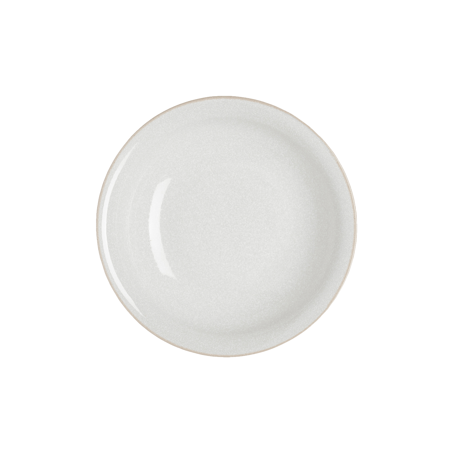 Cotton White Medium Shallow Bowl Second