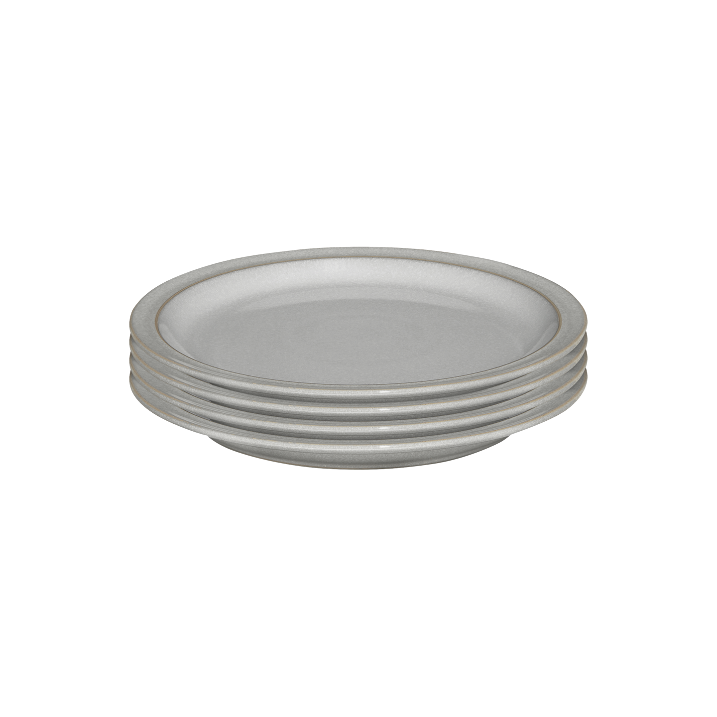 Dove Grey Set Of 4 Medium Plates