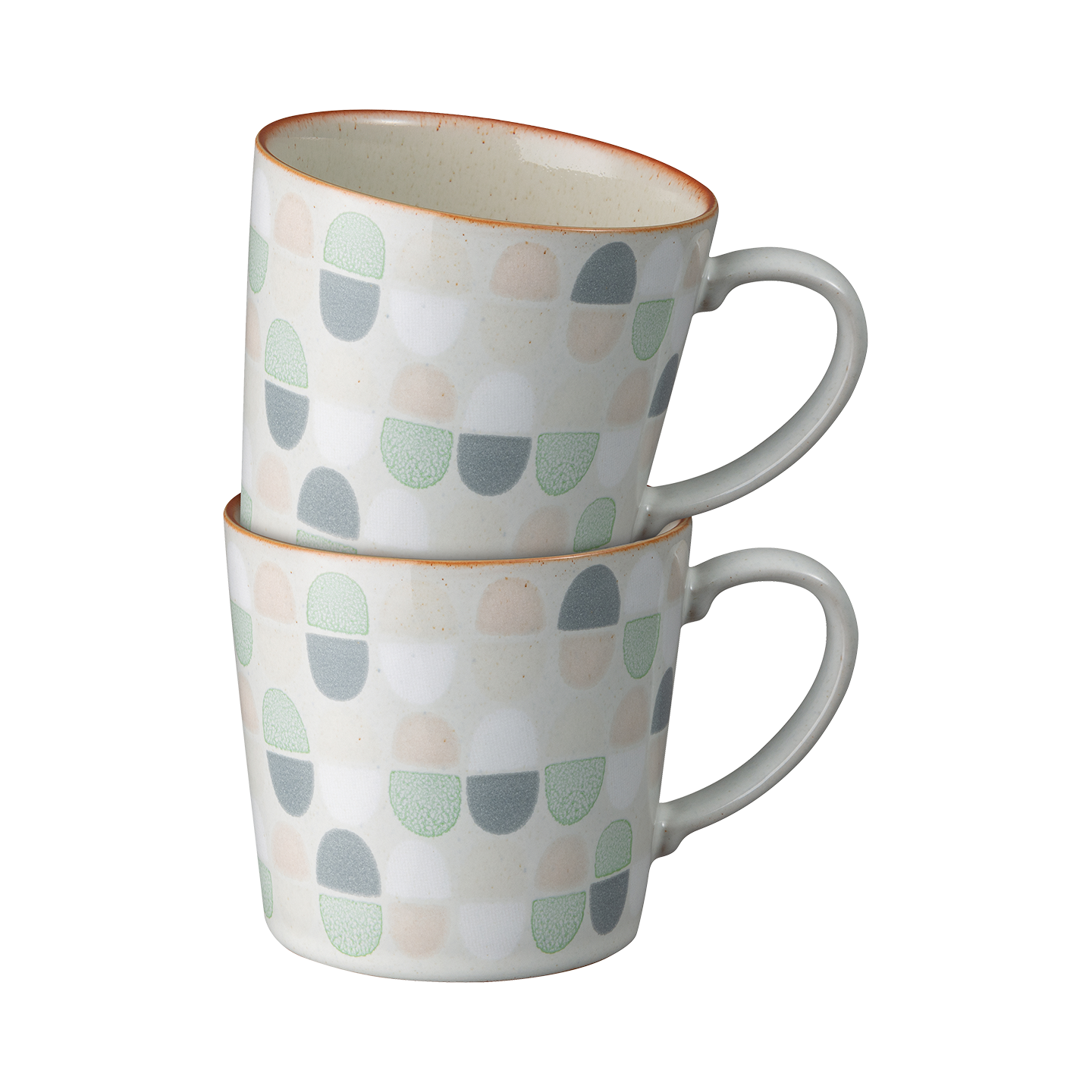 Heritage Atrium Accent Mugs - Set Of 2