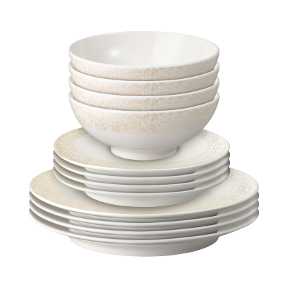 Jasmine 12 Piece Dinner Set