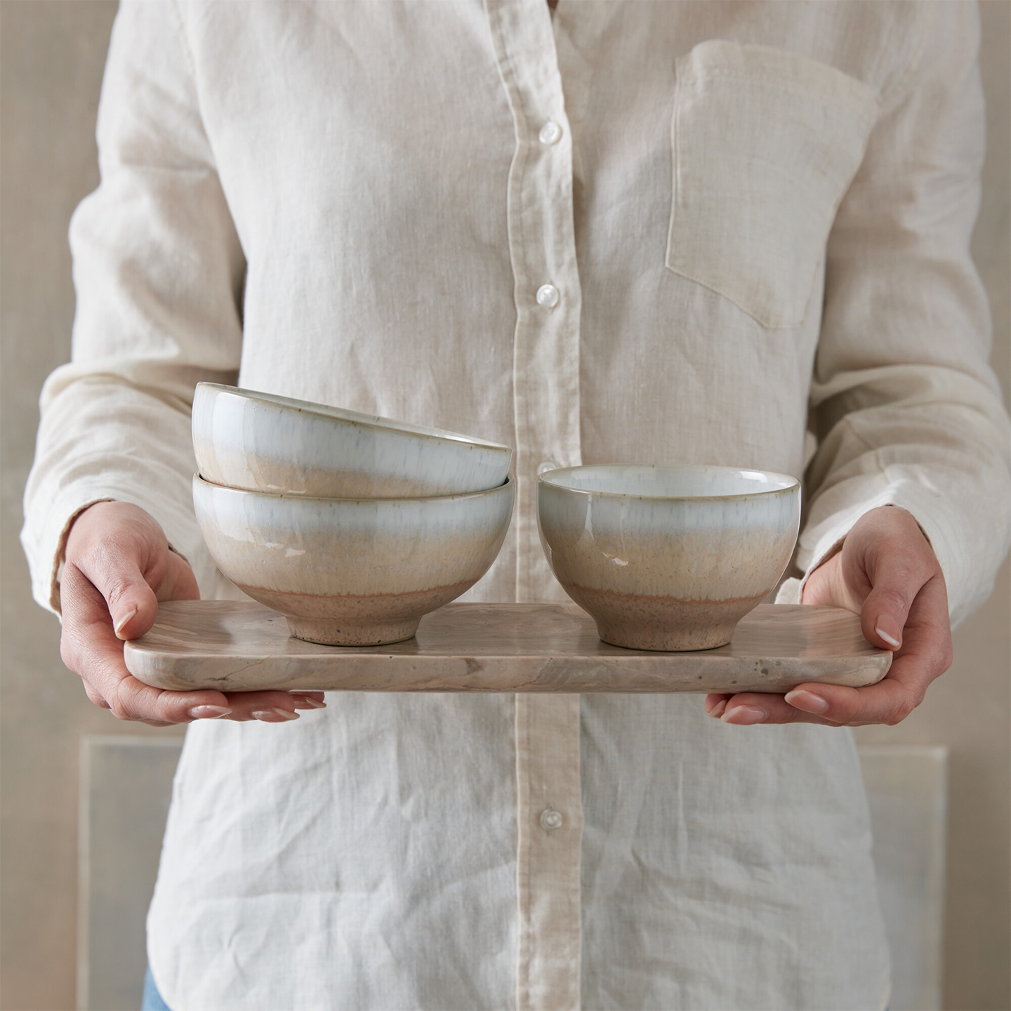 Kiln Coral Rice Bowl