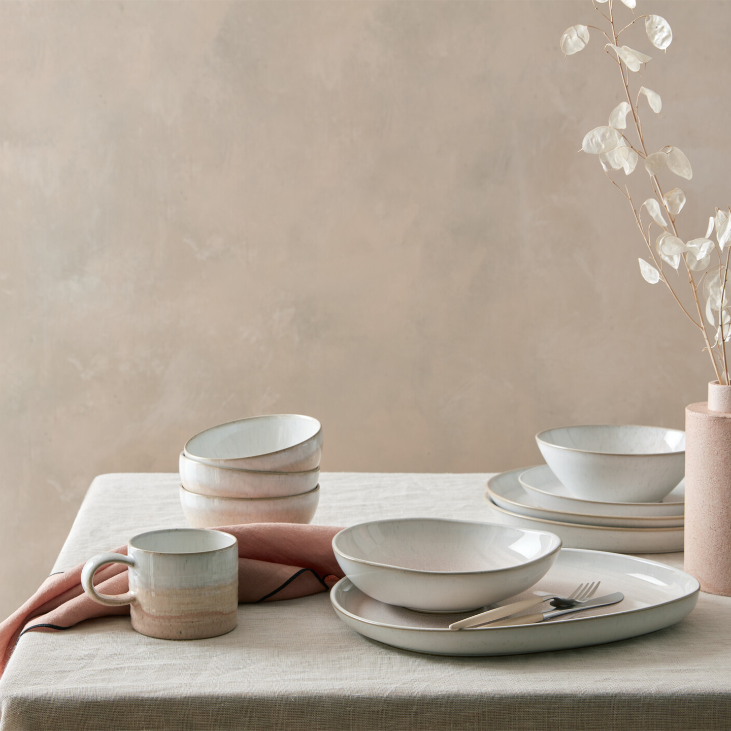 Kiln Coral Medium Organic Dish