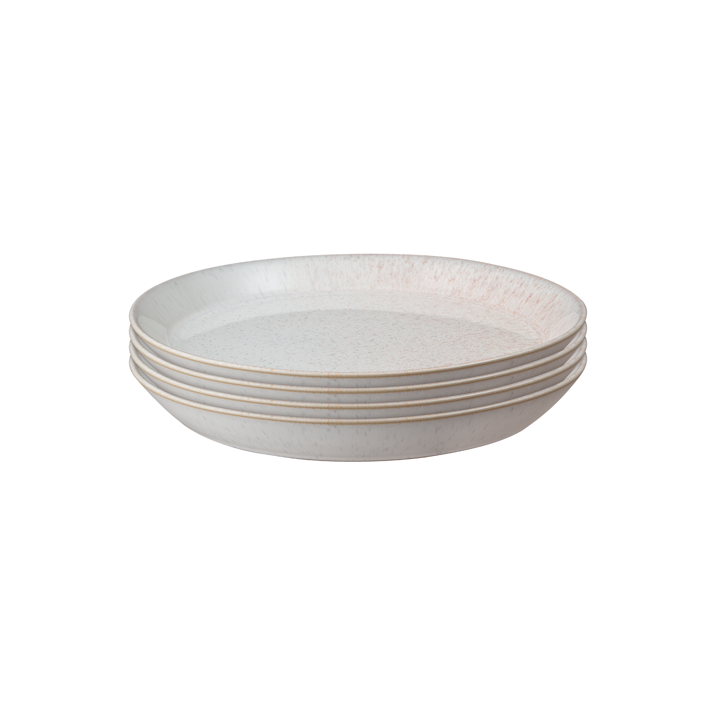 Kiln Coral Medium Plate - Set Of 4