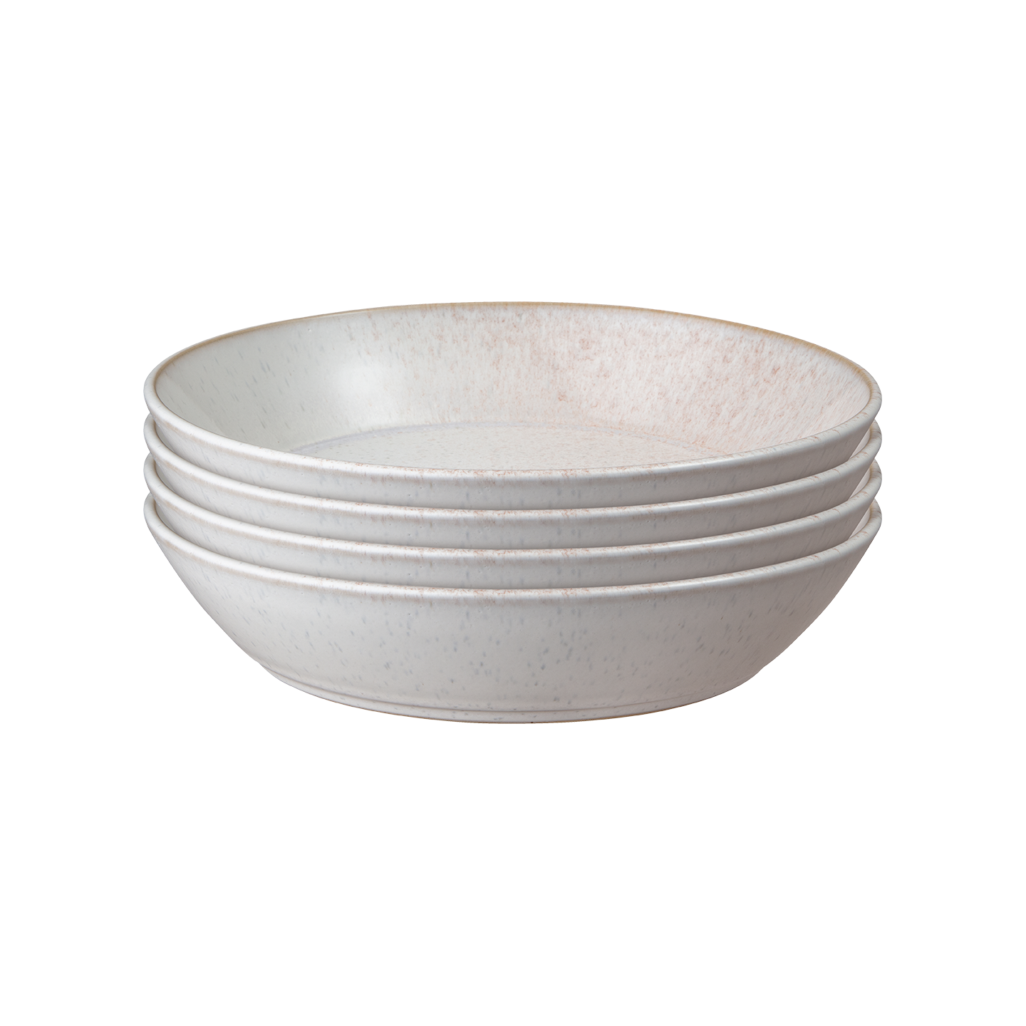 Kiln Coral Pasta Bowls - Set Of 4