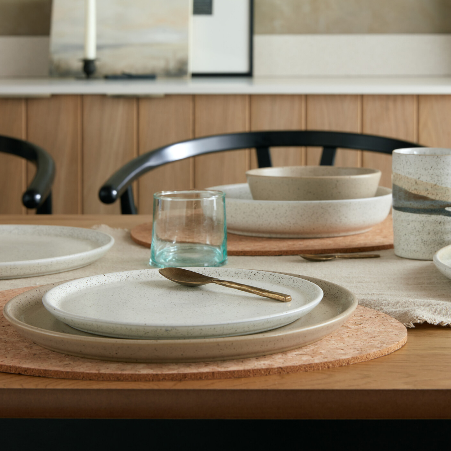 Grain Mixed 12 Piece Tableware Set