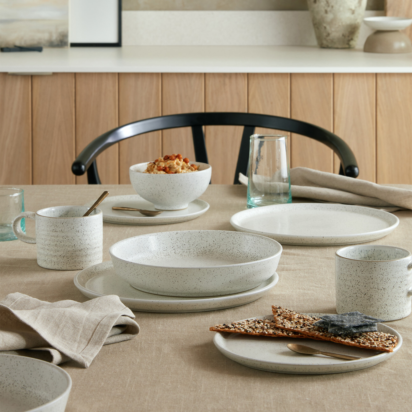 Grain Barley Set Of 4 Pasta Bowl