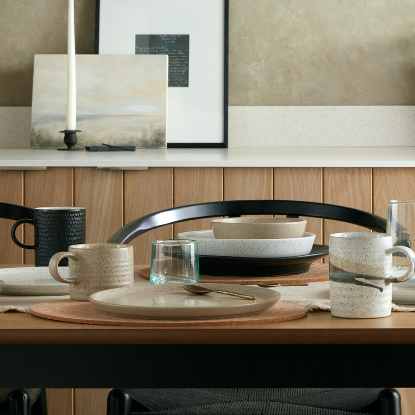 Grain Wheat Set Of 2 Small Mugs