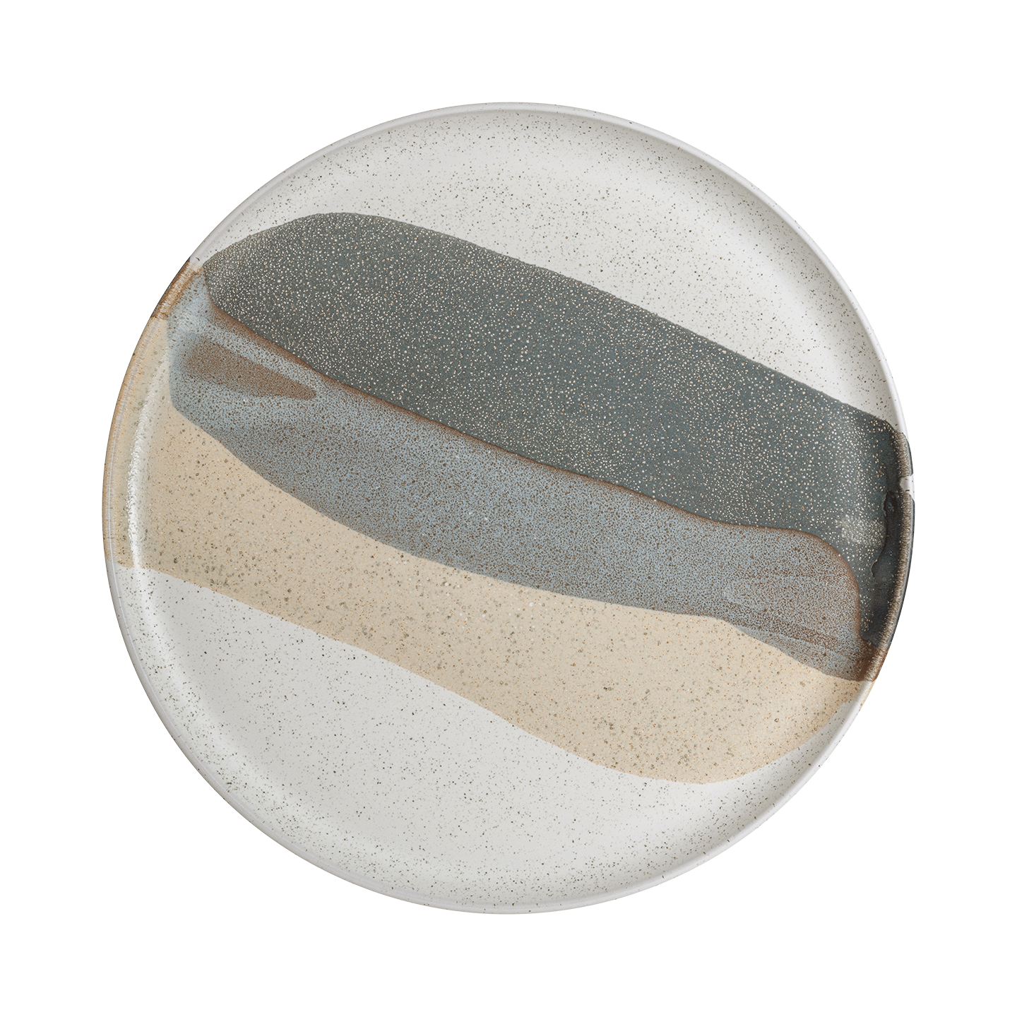 Grain Accent Round Platter