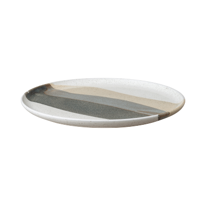 Grain Accent Round Platter