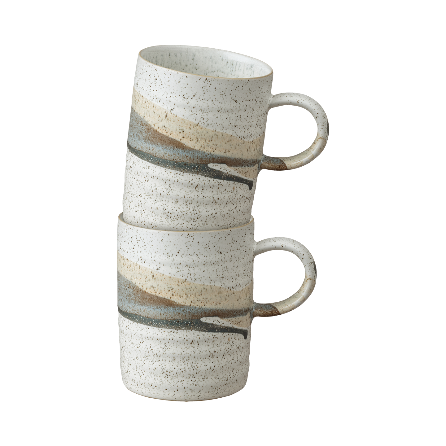 Grain Accent Set Of 2 Mugs