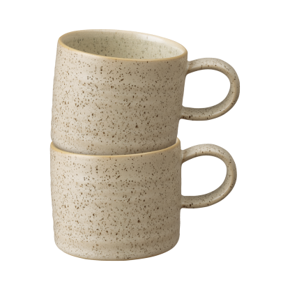 Grain Wheat Set Of 2 Small Mugs