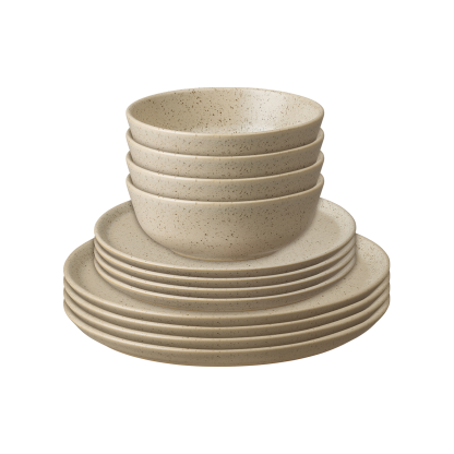 Grain Wheat 12 Piece Tableware Set