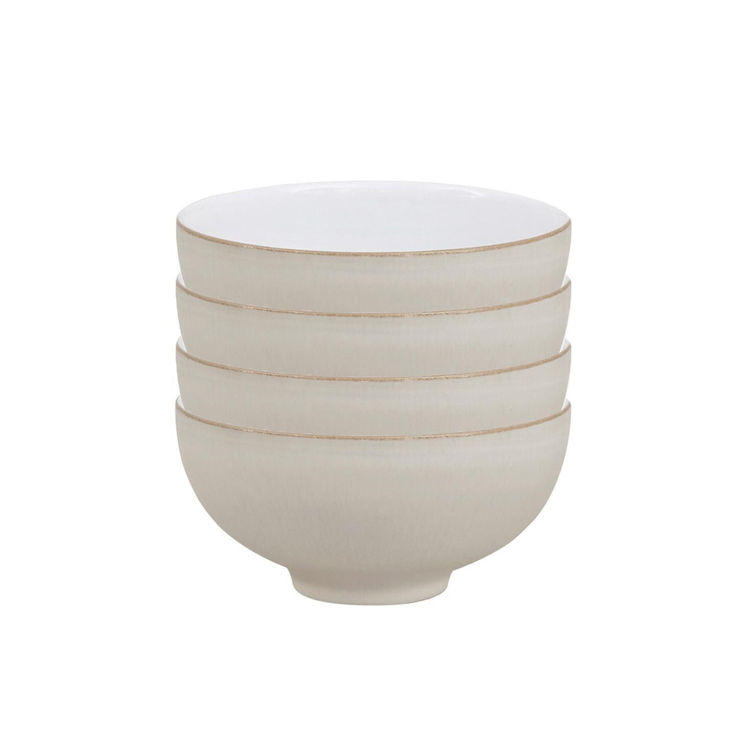 Natural Canvas Set of 4 Rice Bowls