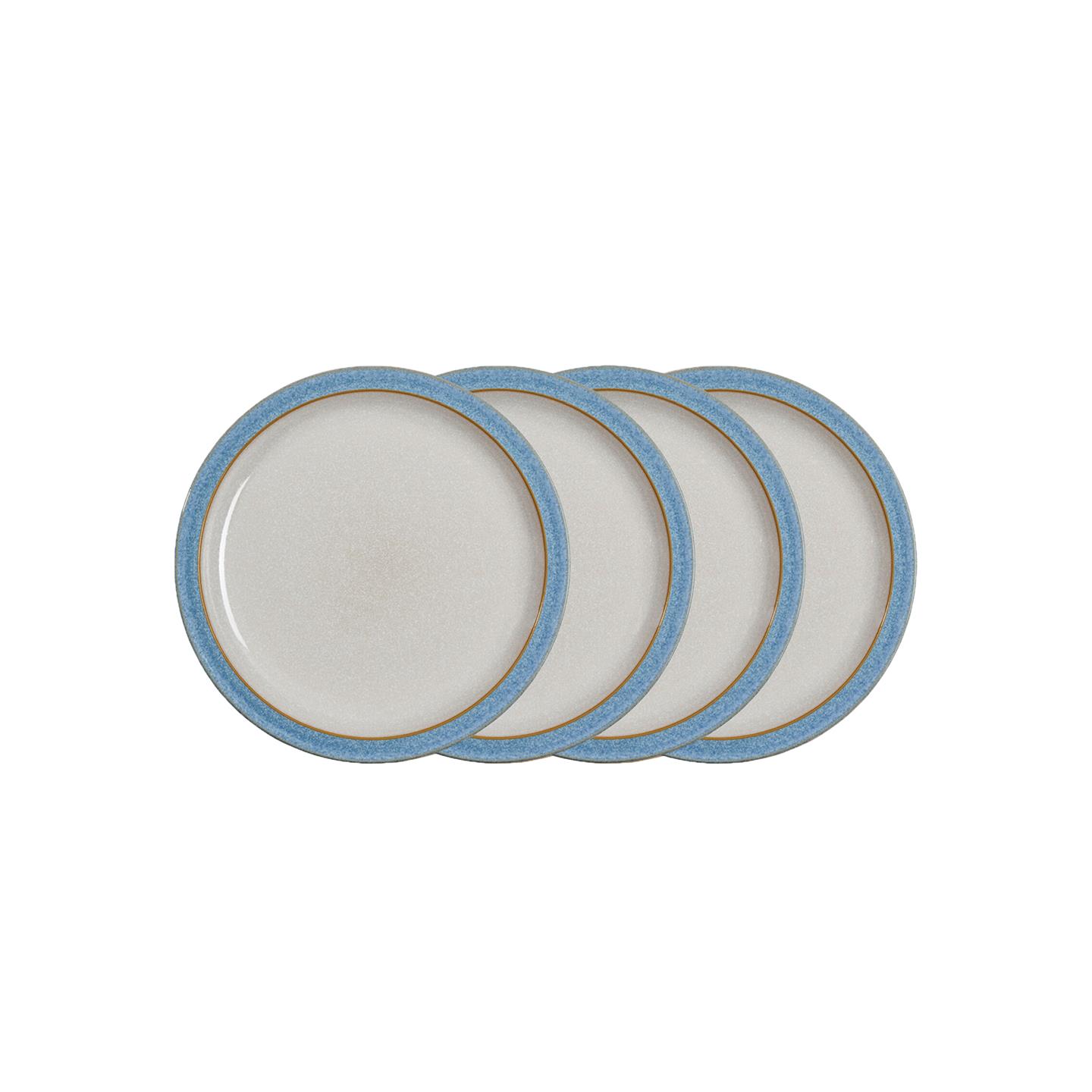 Elements Blue Medium Plates - Set Of 4