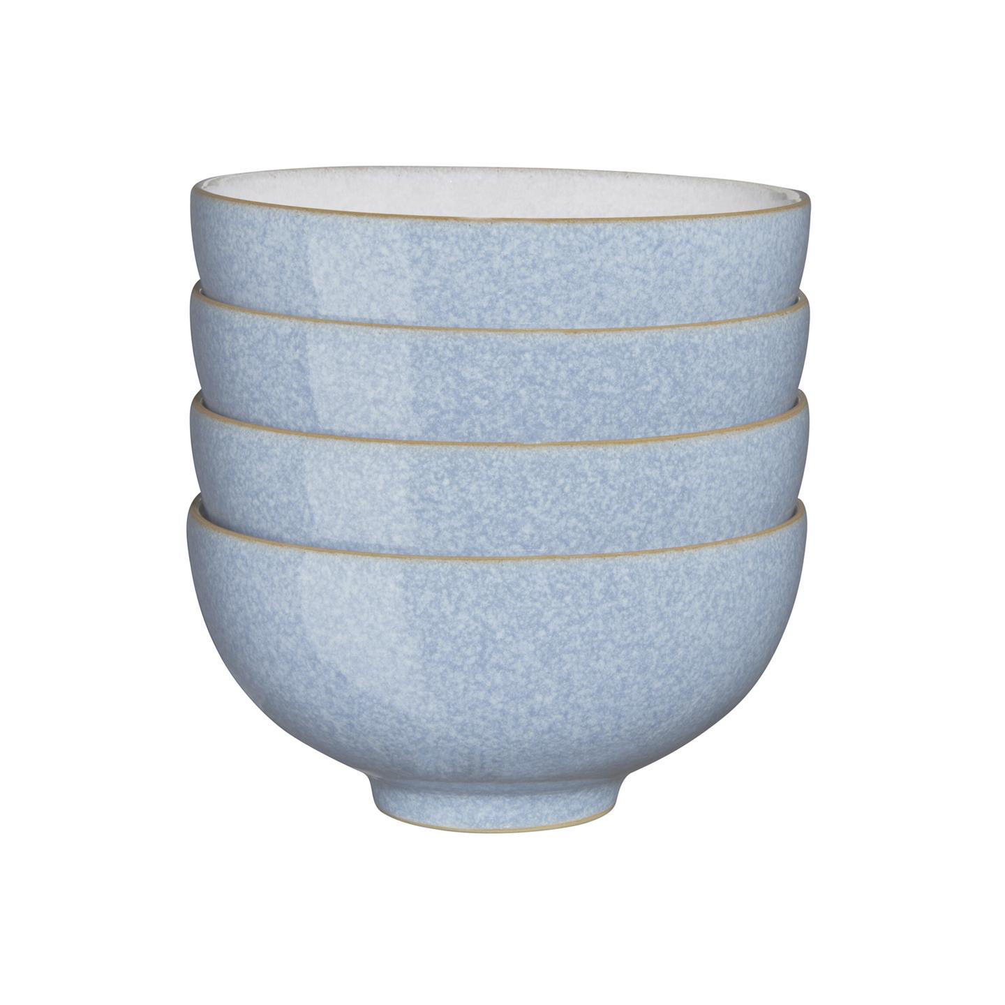 Elements Blue Rice Bowls - Set Of 4