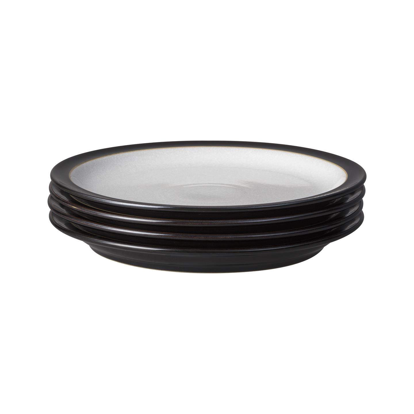 Elements Black Dinner Plates - Set Of 4