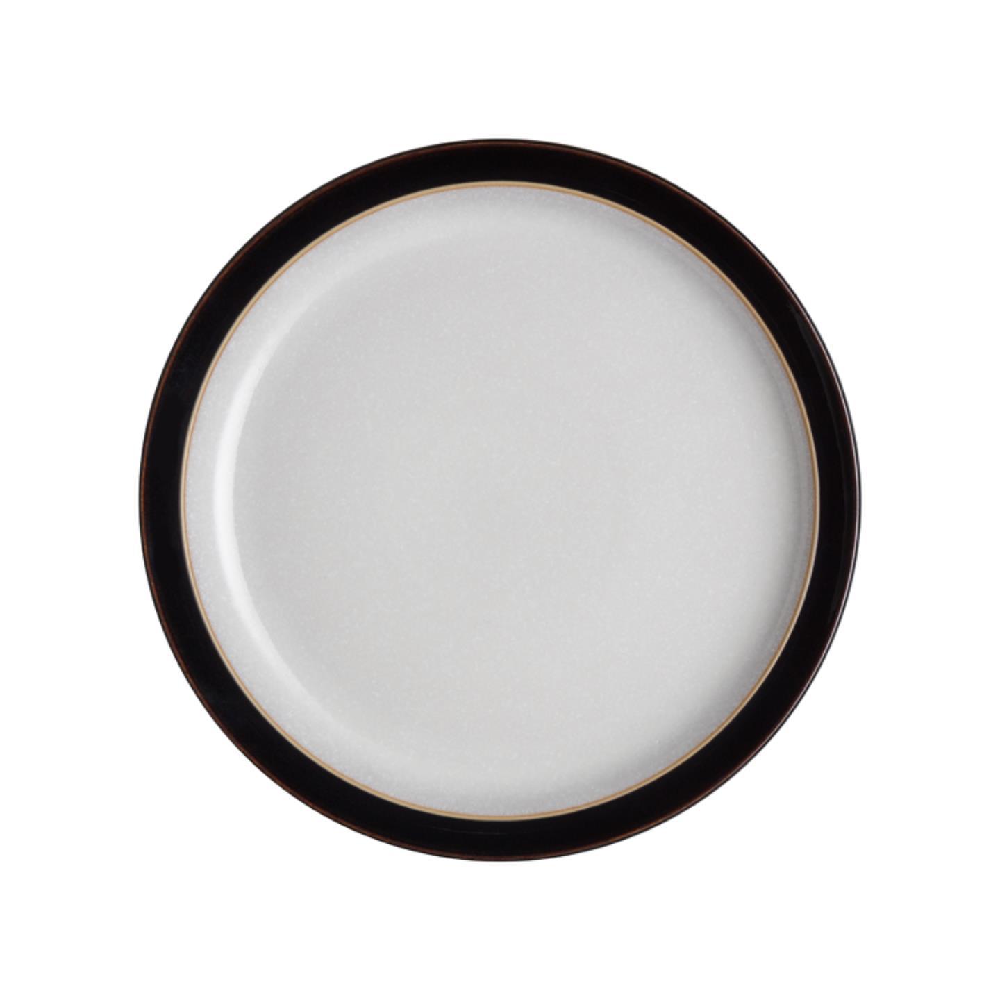 Elements Black Medium Plates - Set Of 4