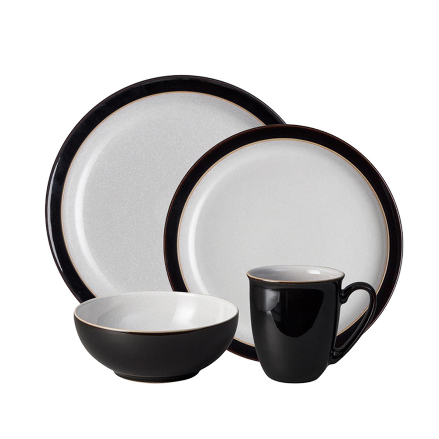 Elements Black 16 Pc Set