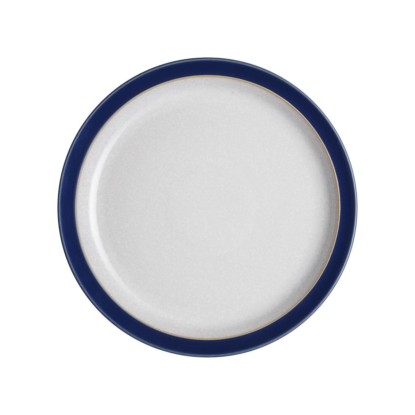 Elements Dark Blue Medium Plates - Set Of 4