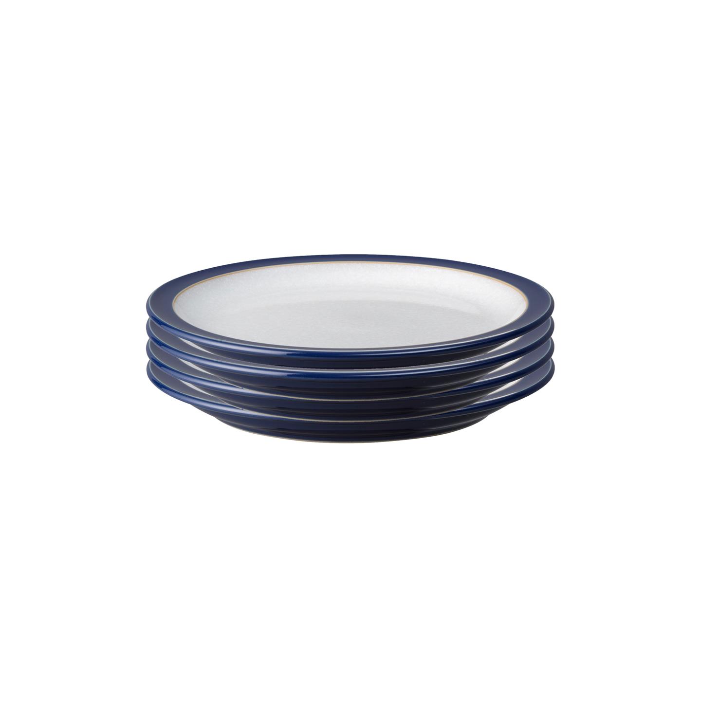 Elements Dark Blue Small Plates - Set Of 4