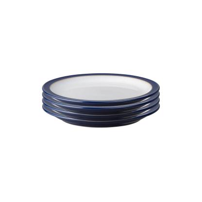 Elements Dark Blue Small Plates - Set Of 4