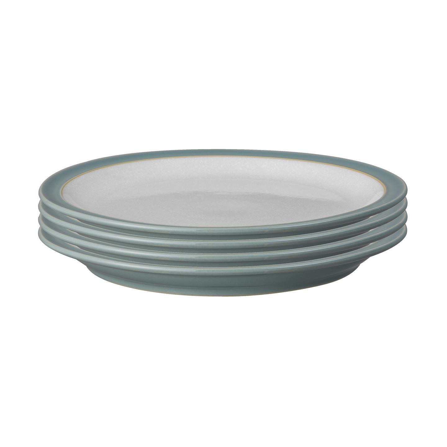 Elements Fern Green Dinner Plates - Set Of 4