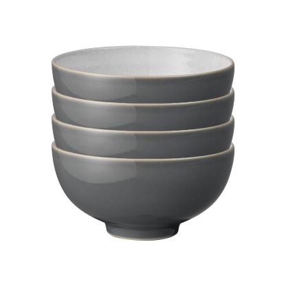Elements Fossil Grey Rice Bowls - Set Of 4