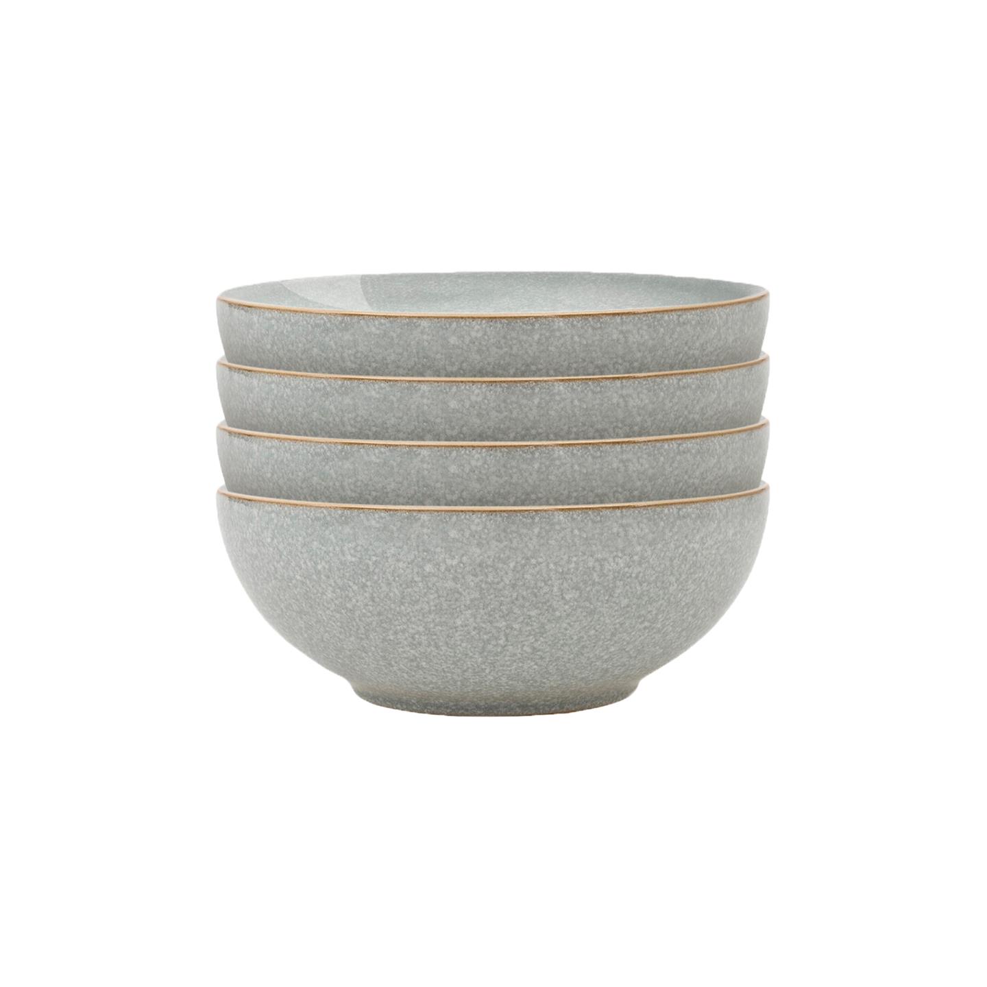 Elements Light Grey Coupe Cereal Bowls - Set Of 4