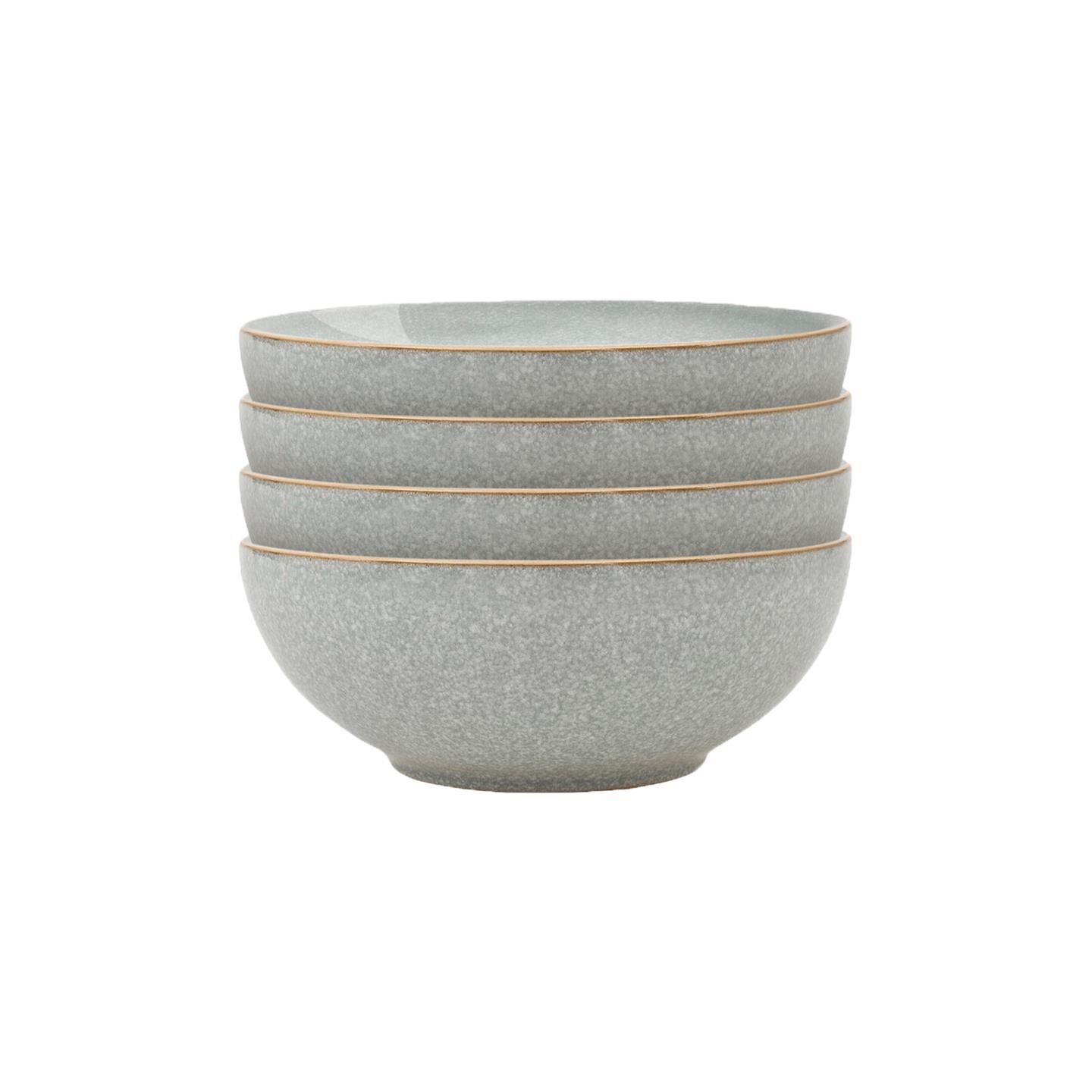 Elements Light Grey Coupe Cereal Bowls - Set Of 4