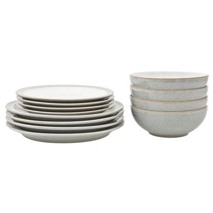 Elements Light Grey 12 Pc Set
