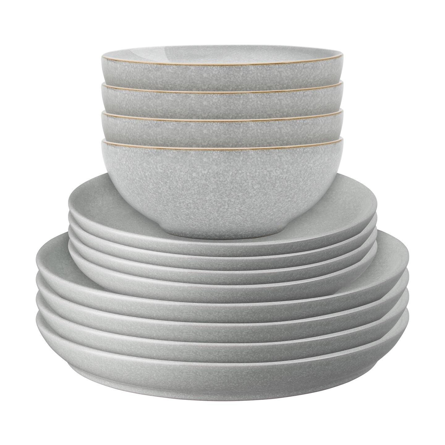Elements Light Grey Coupe 12 Pc Set