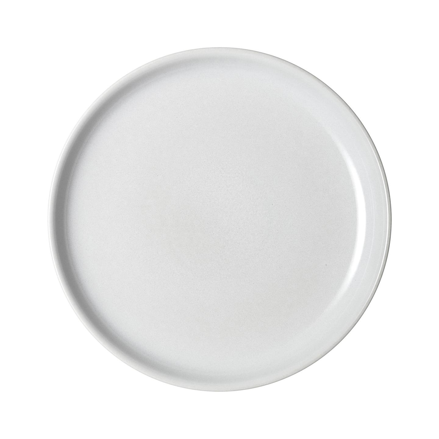 Elements Stone White Coupe Dinner Plates - Set Of 4