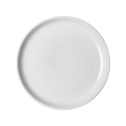 Elements Stone White Coupe Medium Plates - Set Of 4