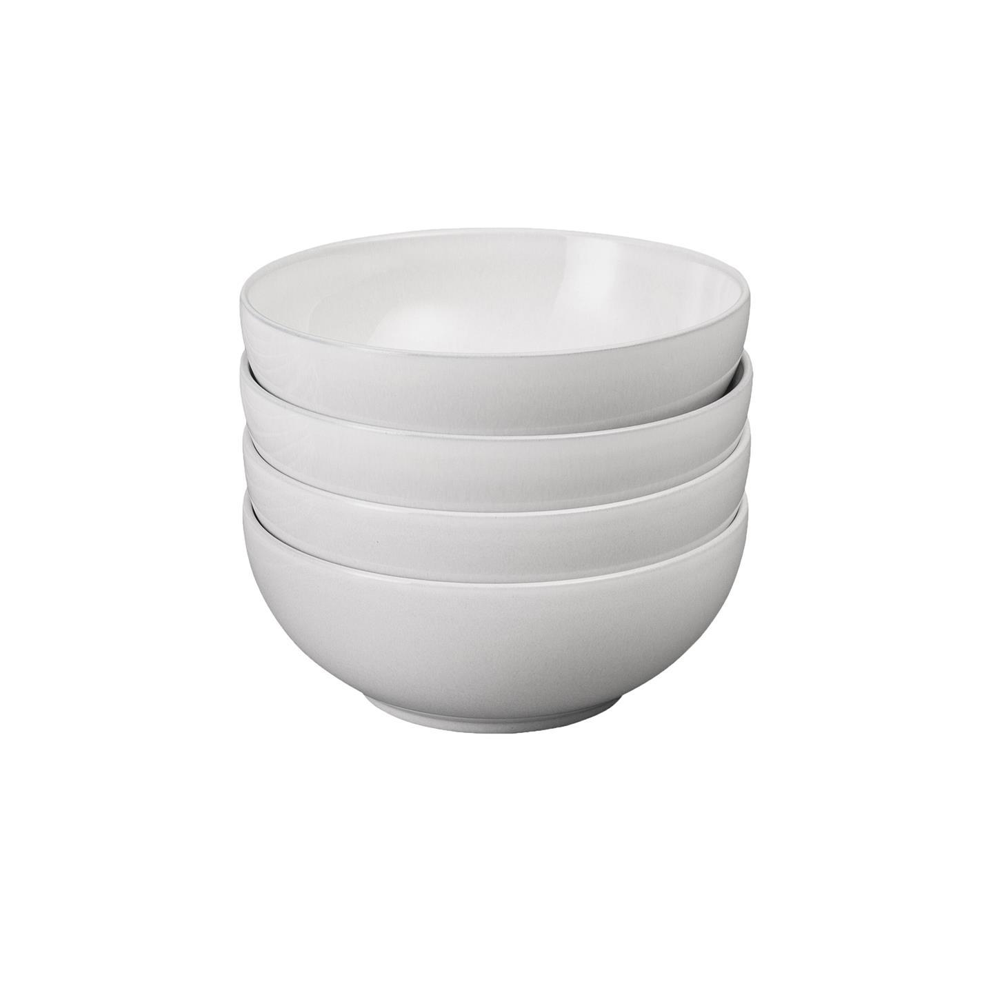 Elements Stone White Coupe Cereal Bowls - Set Of 4