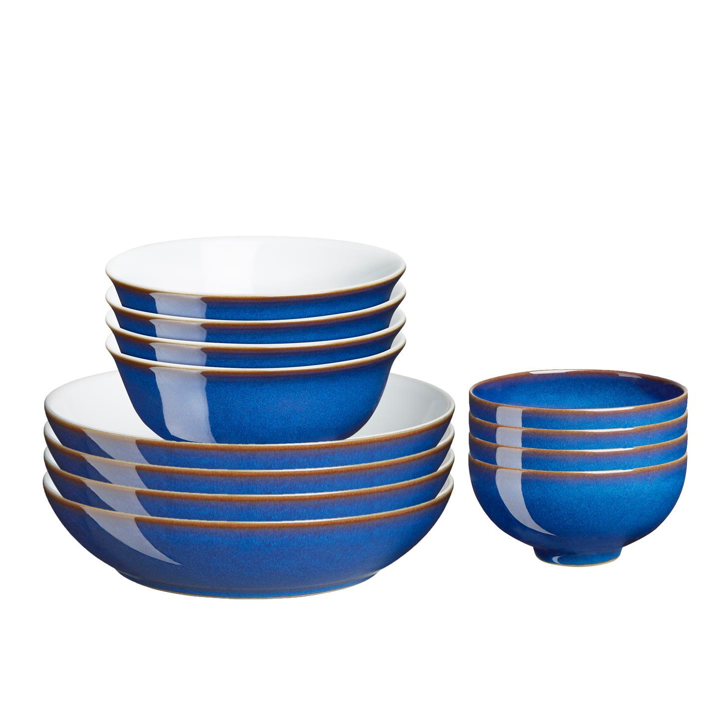 Imperial Blue 12 Pc Bowl Set