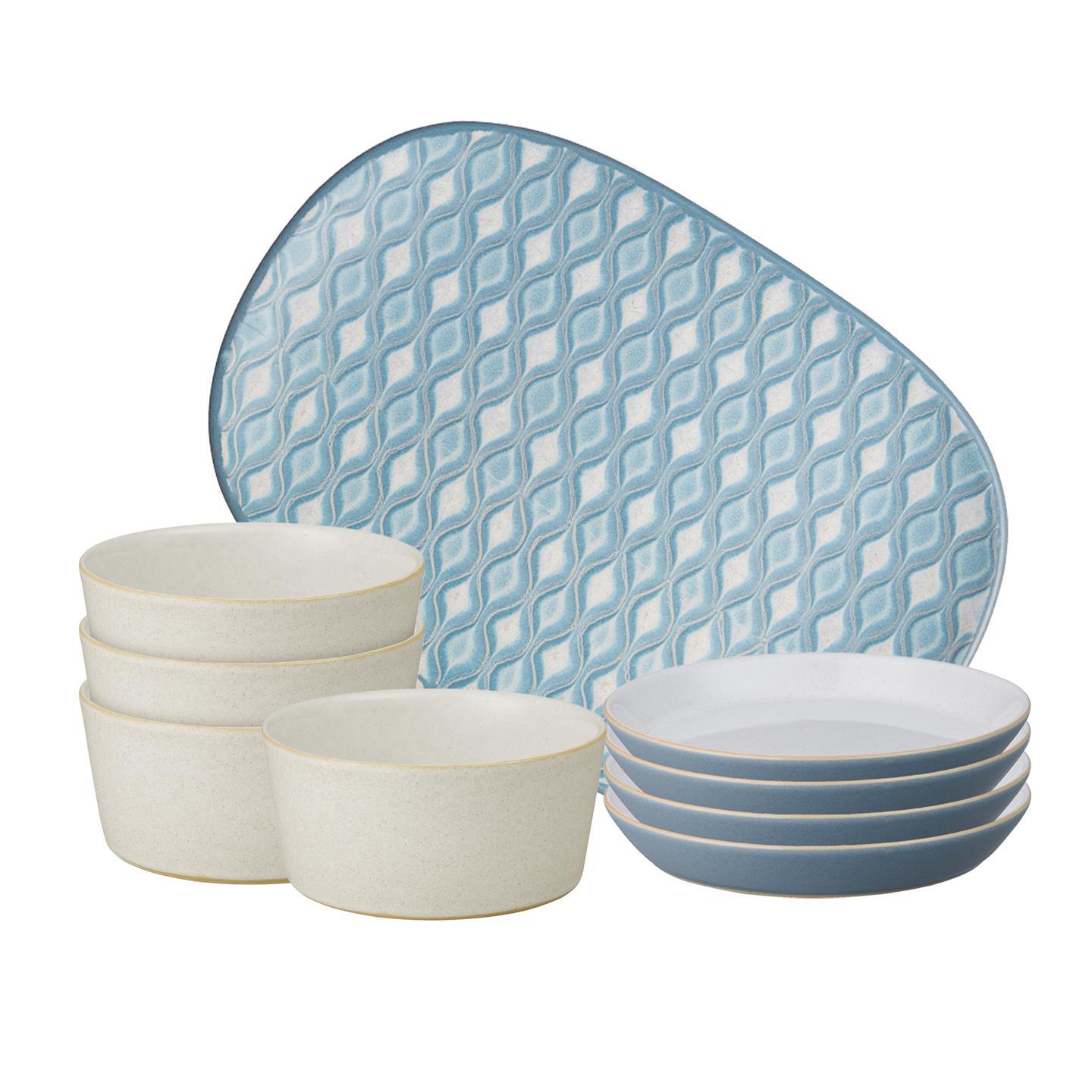 Impression Blue Serving Set