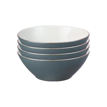 Impression Charcoal Blue Cereal Bowls - Set Of 4