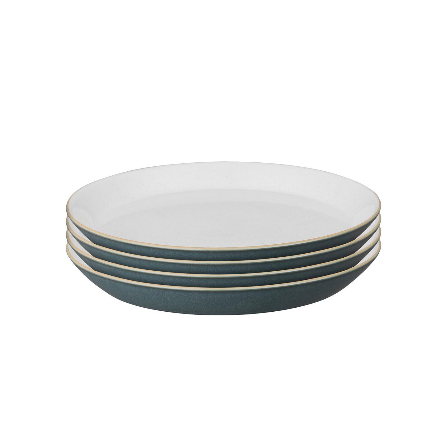 Impression Charcoal Blue Small Plates - Set Of 4