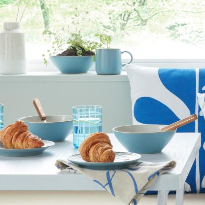 Impression Assorted Small Mugs Blue And Pinks - Set Of 2