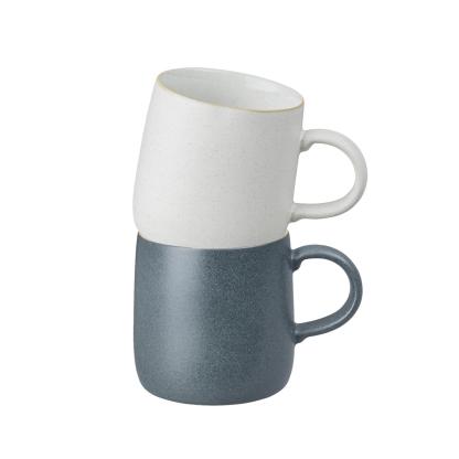 Impression Assorted Small Mugs Cream And Charcoals - Set Of 2