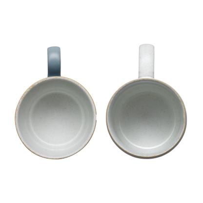 Impression Assorted Small Mugs Cream And Charcoals - Set Of 2