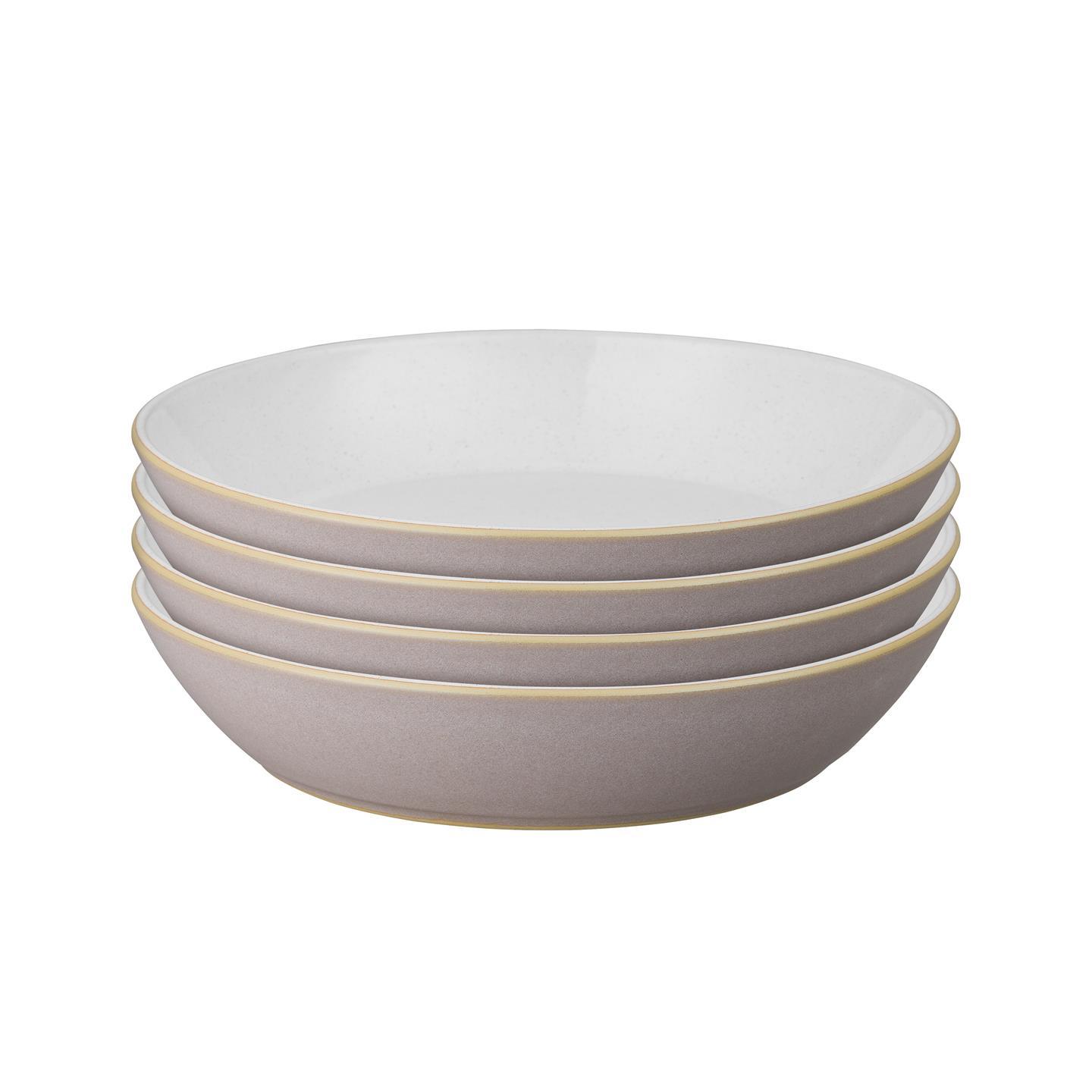 Impression Pink Pasta Bowls - Set Of 4