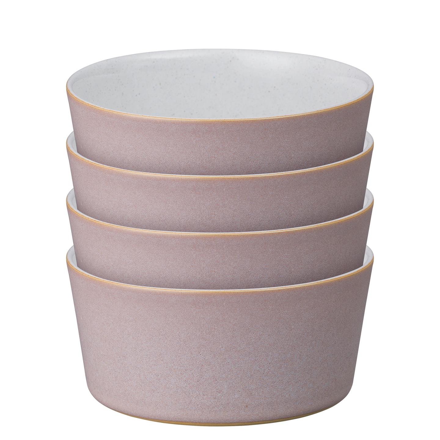 Impression Pink Straight Bowl - Set Of 4