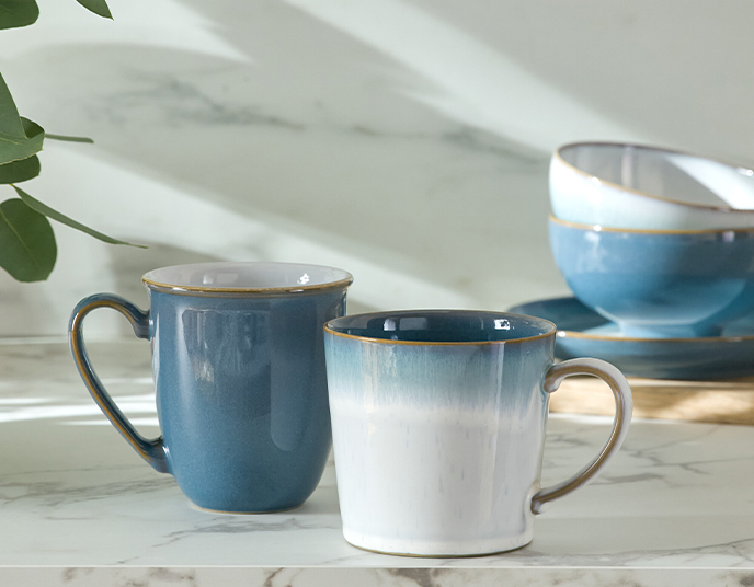 Denby Azure Haze - Dinner Sets, Mugs & More | Denby US