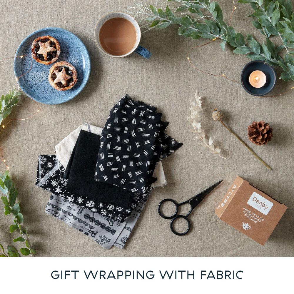 Gift wrapping with fabric